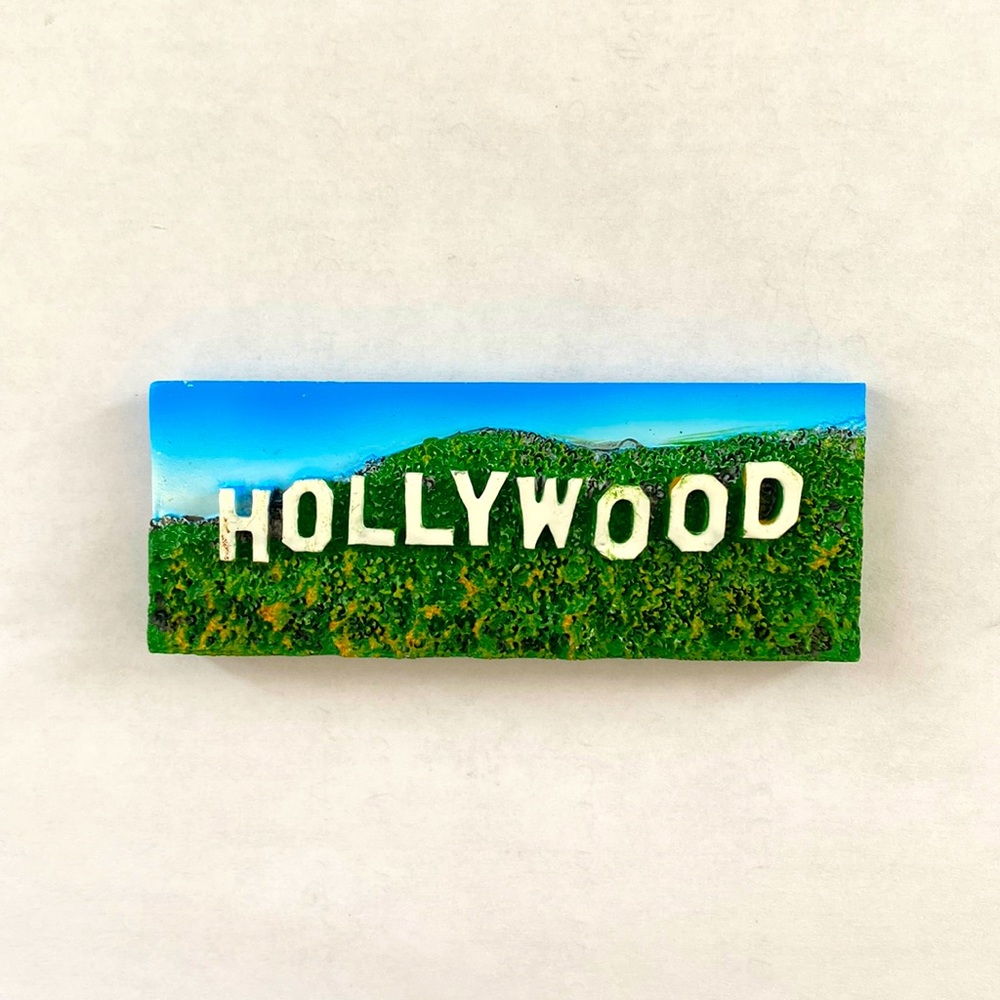3D Refrigerator Magnet HOLLYWOOD